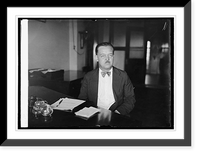 Historic Framed Print, Harold P. MacGowan, Trade Commissioner to West Indies for Dept. of Commerce, 8/22/[24],  17-7/8" x 21-7/8"