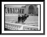 Historic Framed Print, Gen. P.E. Calles being shown through [...] Theatre by Gen. Rochenbach, 11/[24],  17-7/8" x 21-7/8"