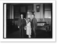 P.M.G. Harry New, Dorothy G. Fowler and John E. Fowler, 11/6/24, Vintage Print
