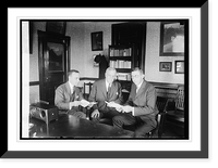 Historic Framed Print, Carlisle P. Winslow, Edgar P. Allen, W.B. Greeley, 11/12/24,  17-7/8" x 21-7/8"