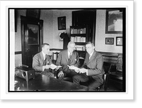 Carlisle P. Winslow, Edgar P. Allen, W.B. Greeley, 11/12/24 Classic, Historic Print