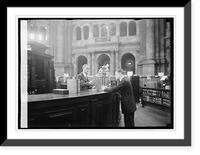 Historic Framed Print, McLeod, Cong. Library [Washington, D.C.] with Mr. Lincoln - 2,  17-7/8" x 21-7/8"