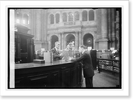 Historic Framed Print, McLeod, Cong. Library [Washington, D.C.] with Mr. Lincoln - 2,  17-7/8" x 21-7/8"
