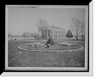 Historic Framed Print, Post Y.M.C.A. and trophy circle, Fort Monroe, Va.,  17-7/8" x 21-7/8" Historic Framed Print, Post Y.M.C.A. and trophy circle, Fort Monroe, Va.,  17-7/8" x 21-7/8"