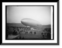 Historic Framed Print, Christening of Los Angeles" at Bowling Field [i.e.,  Bolling Field,  Washington,  D.C],  11/25/24" - 2,  17-7/8" x 21-7/8"