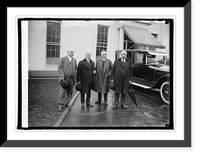 Historic Framed Print, M.A. Leese, Isaac Gans, J.T. Seymour, and James T. Lloyd at W.H. [i.e., White House, Was,  17-7/8" x 21-7/8"