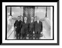 Historic Framed Print, Scientists of Naval Observation who will photograph eclipse of sun from Los Angeles,  1/7/25,  17-7/8" x 21-7/8"