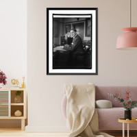 Historic Framed Print, C.B. Aitchin of Oregon, Chair of I.C.C., [1/10/25],  17-7/8" x 21-7/8"