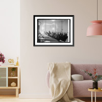 Historic Framed Print, Gen. Mitchell before House of Rep. Aircraft Committee, 2/6/25,  17-7/8" x 21-7/8"