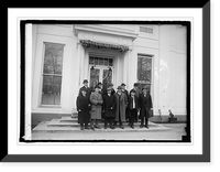 Historic Framed Print, Committee from Atlantic States Shippers Regional Advisory Board at W.H. [i.e., White Hou,  17-7/8" x 21-7/8"