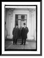 Dr. Enselio Ayala & J.B. Wright at W.H. i.e., White House, Washington, D.C., 1/29/25, Historic Reproduction