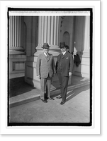 Senators Morris Sheppard and E.B. Mayfield at Cap. i.e., Capitol, Washington, D.C., 1/, Vintage Print