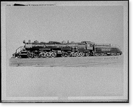 New Mallet articulated compound engine on the Santa Fe Classic, Antique Print
