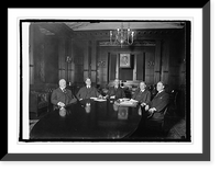 Historic Framed Print, Federal Oil Conservation Board, 1/19/25,  17-7/8" x 21-7/8"