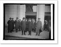 Historic Framed Print, Colonel John Coolidge & Gov. Billings, 3/3/25,  17-7/8" x 21-7/8"