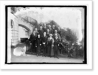 Historic Framed Print, Coolidge with Commission for observation of 200th ann. of birth of Geo. Washington, [2/1,  17-7/8" x 21-7/8"