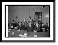 Historic Framed Print, Sec. Weeks before House of Rep. Aircraft Com., 2/28/25,  17-7/8" x 21-7/8"