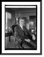 Historic Framed Print, Herman J. Galloway of Ind., new Asst. Attorney Gen., [3/19/25],  17-7/8" x 21-7/8"