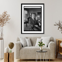 Historic Framed Print, Herman J. Galloway of Ind., new Asst. Attorney Gen., [3/19/25],  17-7/8" x 21-7/8"