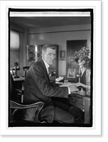 Historic Framed Print, Herman J. Galloway, Ass't. Att'y. General, 3/19/25,  17-7/8" x 21-7/8"