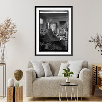 Historic Framed Print, Herman J. Galloway, Ass't. Att'y. General, 3/19/25,  17-7/8" x 21-7/8"