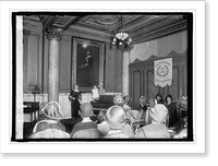 Unveiling of Susan B. Anothony picture at Shoreham Hotel, Washington, D.C., 4/4/25, Antique Poster