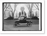 Historic Framed Print, Ford Roadster,  17-7/8" x 21-7/8"