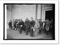 Historic Framed Print, President Elect Machado & J.B. Wright at Union Station, [Washington, D.C.], 4/15/25,  17-7/8" x 21-7/8"