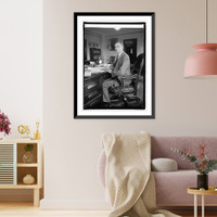 Historic Framed Print, H.E. Goodell, Asst. to Att'y Gen.,  17-7/8" x 21-7/8"