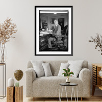 Historic Framed Print, H.E. Goodell, Asst. to Att'y Gen.,  17-7/8" x 21-7/8"