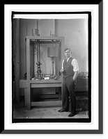 D.W. Kessler, Bu. of Standards testing granite and marble, 5/13/25, Vintage Print