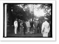Historic Framed Print, White House [Washington, D.C.] garden party to wounded vets, 5/21/25 - 3,  17-7/8" x 21-7/8"