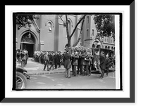 Historic Framed Print, Funeral of Commissioner James F. Oyster, 5/21/25,  17-7/8" x 21-7/8"