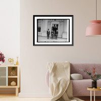 Historic Framed Print, Minister C.L. Seya of Latvia, 6/17/25,  17-7/8" x 21-7/8"