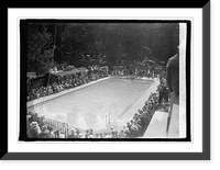 Opening of pool at Columbia Country Club, Chevy Chase, Maryland, 5/30/25, Historic Reproduction