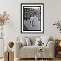 Historic Framed Print, James J. Davis, 6/5/25,  17-7/8" x 21-7/8"