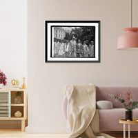 Historic Framed Print, Coolidge with champion spellers, [6/17/25],  17-7/8" x 21-7/8"