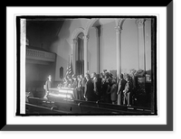 Historic Framed Print, Public viewing body of Wm. J. Bryan N.Y. Ave. Pres. Church, [Navy Yard, Washington, D.C. - 2,  17-7/8" x 21-7/8"
