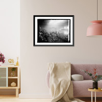 Historic Framed Print, Funeral services of Wm. J. Bryan. New York Ave. Pres. Church, [Navy Yard, [Washington, D,  17-7/8" x 21-7/8"