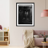 Historic Framed Print, Josephus Daniels at Bryan funeral at New York Ave. Pres. Church, [Navy Yard, [Washington,  17-7/8" x 21-7/8"