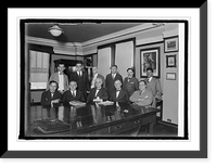 Historic Framed Print, Conference bet. American & Mexican Federations of Labor, 8/27/25,  17-7/8" x 21-7/8"