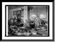 Historic Framed Print, Col. Wm. Mitchell before Navy board on Shenandoah disaster, 10/7/25,  17-7/8" x 21-7/8"