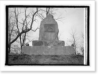 Lincoln Monument at Fort Stevens, 12/15/25, Historic Reproduction