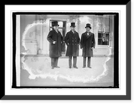 Leland Harrison, Simon Radoff, New Bulgarian Minister & Wm. Bissroff, 12/17/25, Vintage Print