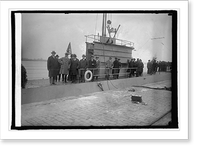 Wilbur and House Naval Affairs inspect sub T-3 at Navy Yard, 12/30/25, Vintage Wall Art