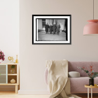 Historic Framed Print, R.B.N. Jewell, D.R. Richberg, D.B. Robertson & W.N. Doak, (Labor Del.), 1/7/26,  17-7/8" x 21-7/8"