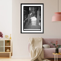 Historic Framed Print, Capt. D.W. Knox, U.S.N. with naval records of Confederacy, 2/1/26,  17-7/8" x 21-7/8"