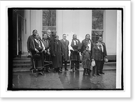 Senator Harreld & Rep. Montgomery with Osage Indians, 2/25/26 Classic, Antique Wall Art