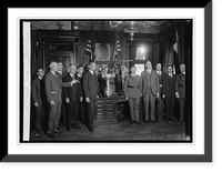Historic Framed Print, Presentation of Air Trophie at War Dept., [Washington, D.C.], 3/6/26,  17-7/8" x 21-7/8"