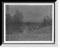 Historic Framed Print, New England country road, (the Ethan Allen farm), near Burlington, Vt.,  17-7/8" x 21-7/8"
